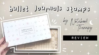 Notebook Therapy Bullet Journal Stamps Review + How To Use