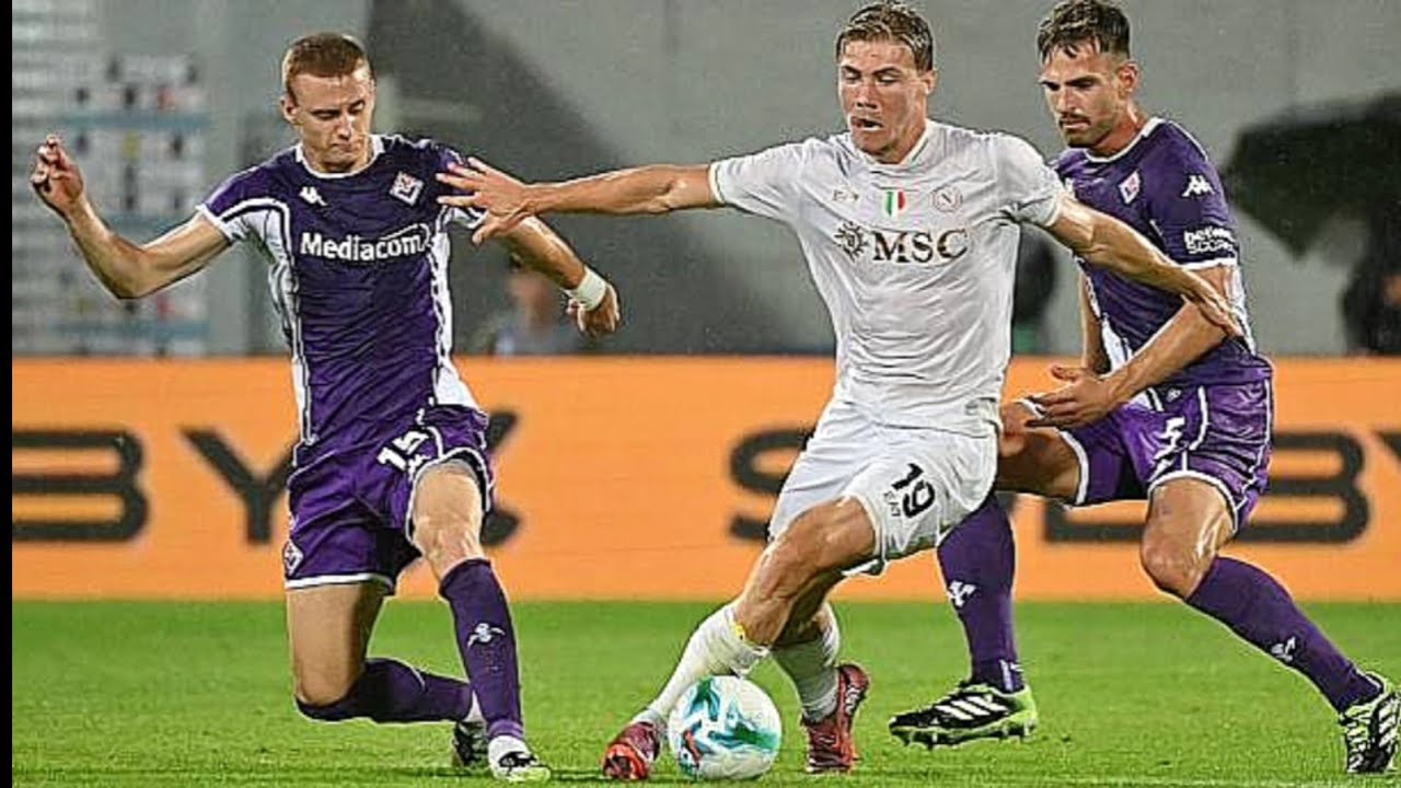 Rasmus Hojlund First Debut For Napoli VS Fiorentina 