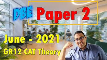 NSC CAT GR12 Paper 2 | June 2021 | Theory
