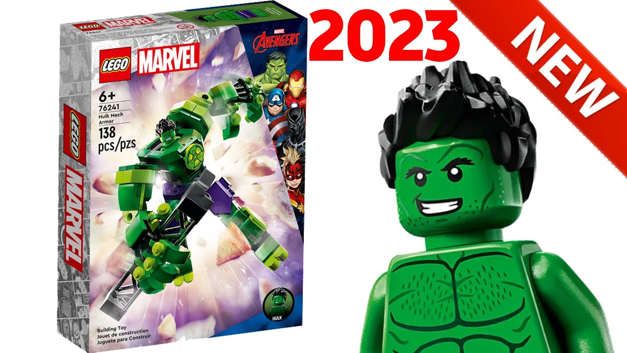  LEGO Marvel Hulk Mech Armor 76241, Avengers Action