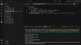 Python programming module 2 - 3. While loops 3