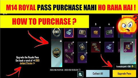 M14 Royal Pass Purchase Nahi Ho Raha Hai | BGMI official Statement
