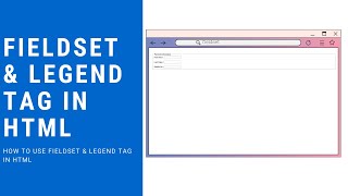 Fieldset & Legend Tag In HTML In Marathi || Fieldset and Legend Tag || HTML Tutorial || Web Design screenshot 5