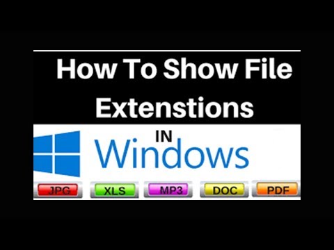 show extension files in windows