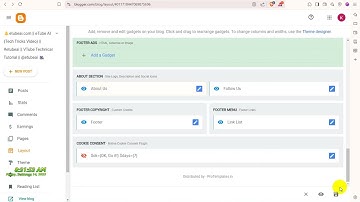 Blogspot Tubes: How To Change Domain URL Link on Blogger.com About Section Widget 🖥️ | Step-by-Step📑