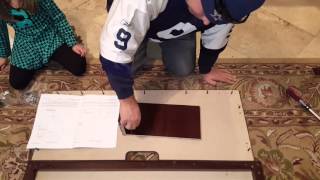 Altra Bailey 72″ Espresso TV Stand for TV’s up to 72″ How to put together a electric fireplace