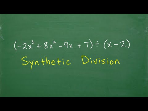 SYNTHETIC DIVISION –