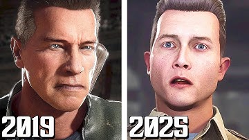 Terminator T-800 vs T-1000 Riding Vehicles Comparison! | MK11 vs MK1