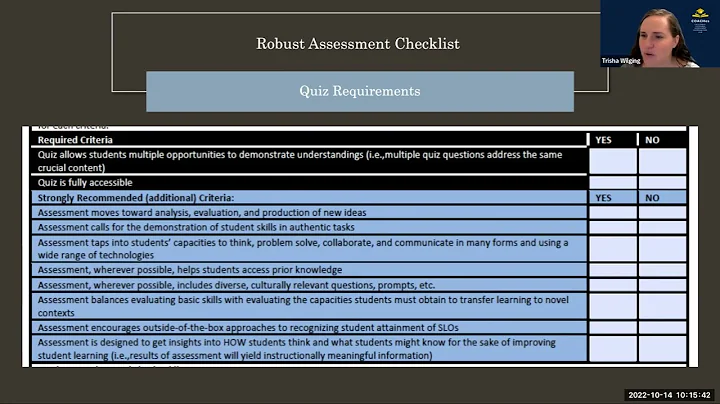 Step 4: Direct Assessment and Rubric Design