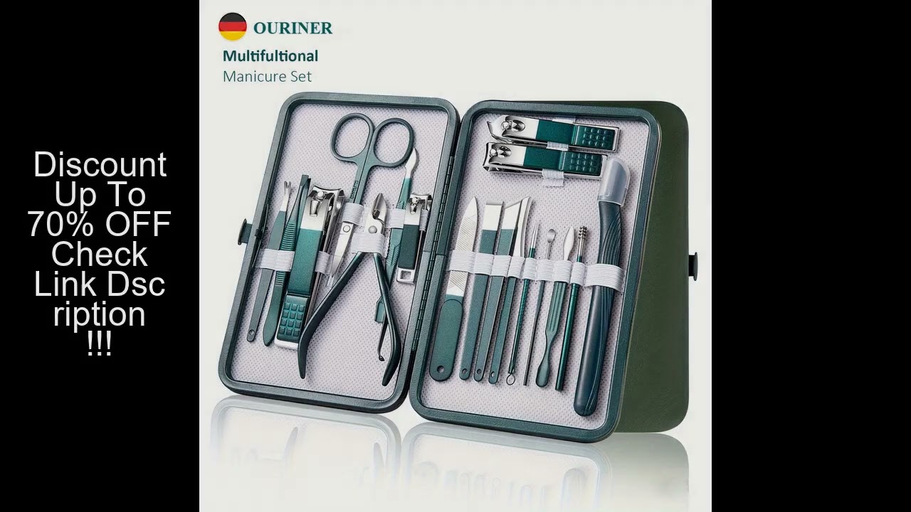 Professional 7/10/12/18 Piece Nail Care Kit Stainless Steel Manicure & Pedicure Set Nail Clipper Set