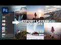 2 Ways to Export Layers to Files in Photoshop | Export Layers as JPG, PNG, PSD - Photoshop Tutorial