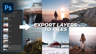 2 Ways to Export Layers to Files in Photoshop | Export Layers as JPG, PNG, PSD - Photoshop Tutorial