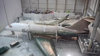 Exclusive Bombardier Global 5000 Exterior Paint Job Process