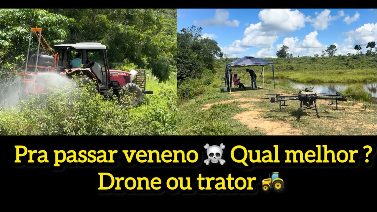 Qual melhor drone ou trator ??