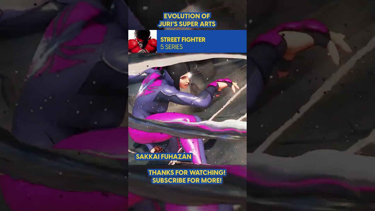 Evolution of Juri's Super Arts - Street Fighter 