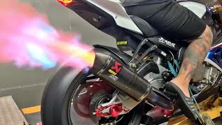 จูนS1000RR บนDynoไฟแทบไหม้ท่อWSBKแท้ๆจากสนาม