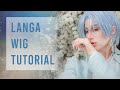 Langa Wig Tutorial [German] with ENG subs