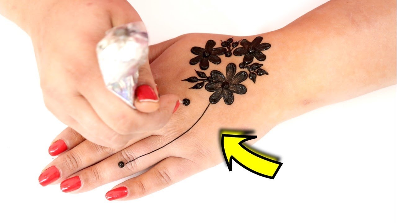 Latest dotted mehendi trick design tutorial / Best stylish बहुत आसान तरीके से मेहंदी लगाना सीखें
