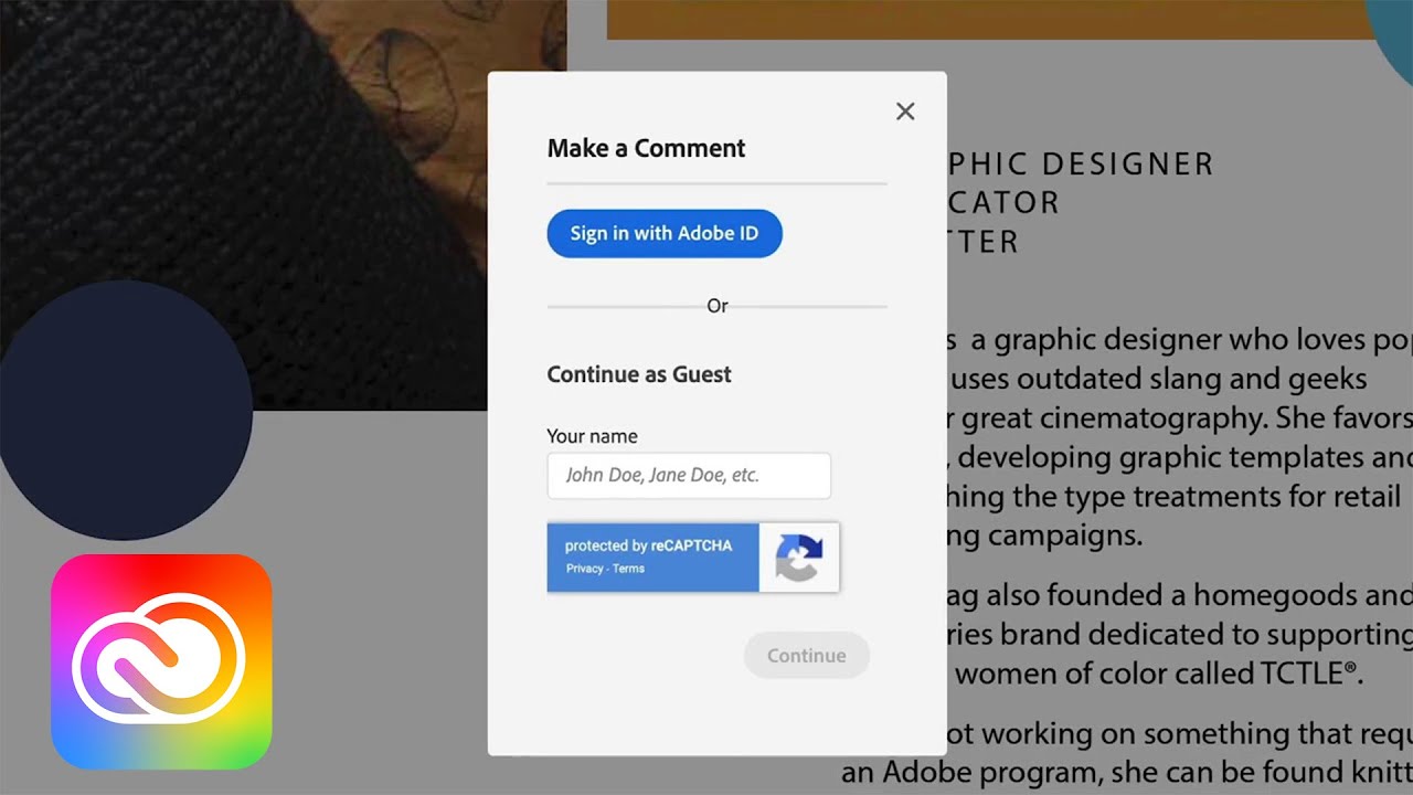 Easy Collaboration with Creative Cloud Reviews | Adobe Creative Cloud ...