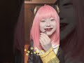 Anya(アーニャ)お菓子、アンパンマンせんべい、絵をかいて食べるよ。　#shorts #anya