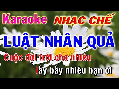 karaoke luật nhân quả | nhạc chế | nhạc sống phương hiếu