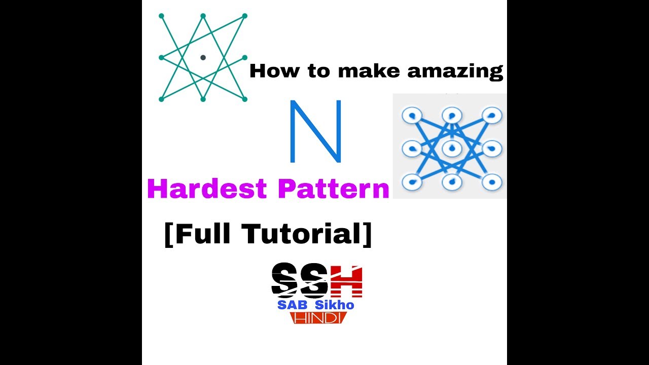 Make amazing n hardest patterns (full tutorial) - YouTube