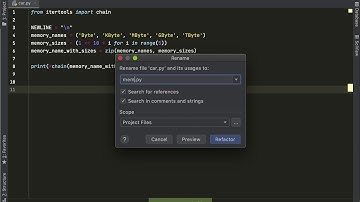 PyCharm Tips & Tricks #6: Rename Files
