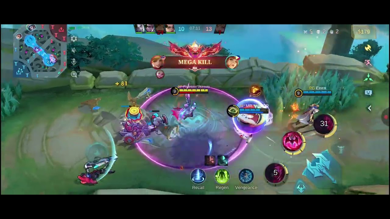 Midlane Alice MVP vs Fanny Layla Dyrroth Natalia Harley