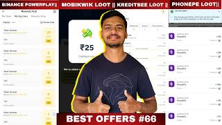 Paytm Gold Loot Update, Binance Powerplay Loot update, Kreditbee UPI Loot, Mobikwik Add Money screenshot 1
