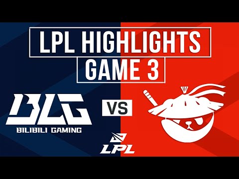 BLG vs AL Highlights Game 3 | LPL 2025 Split 2 | Bilibili Gaming vs Anyone's Legend