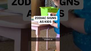 Zodiac Signs As Kids 😂😂😂 #zodiacsigns  #astrology #zodiacwhisperer #funnykids