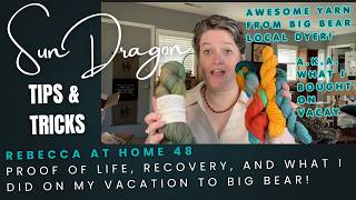 Rebecca at home 48: Proof of life, recovery, and what I did on my vacation to Big Bear!