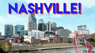 Downtown Nashville, Tennessee  4K Virtual Walking Tour