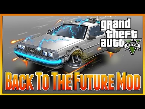 Gta 5 Pc - Epic Delorean Back To The Future Car Mod, My Current Mod In Progress, Delorean In Gta5