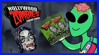Let's open 4 packs of Hollywood Zombies Trading Cards!