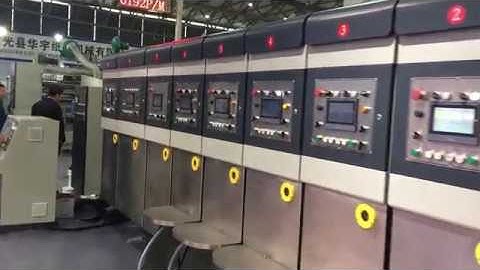 HS-A full computerized flexo folder gluer machine(China case maker)
