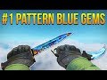 CSGO - Best Blue Gem Skins Showcase (#1 Pattern for All Case Hardened Skins)