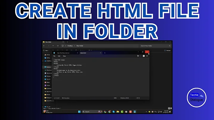 How to Create HTML File in Folder - Detailed Tutorial {2025}