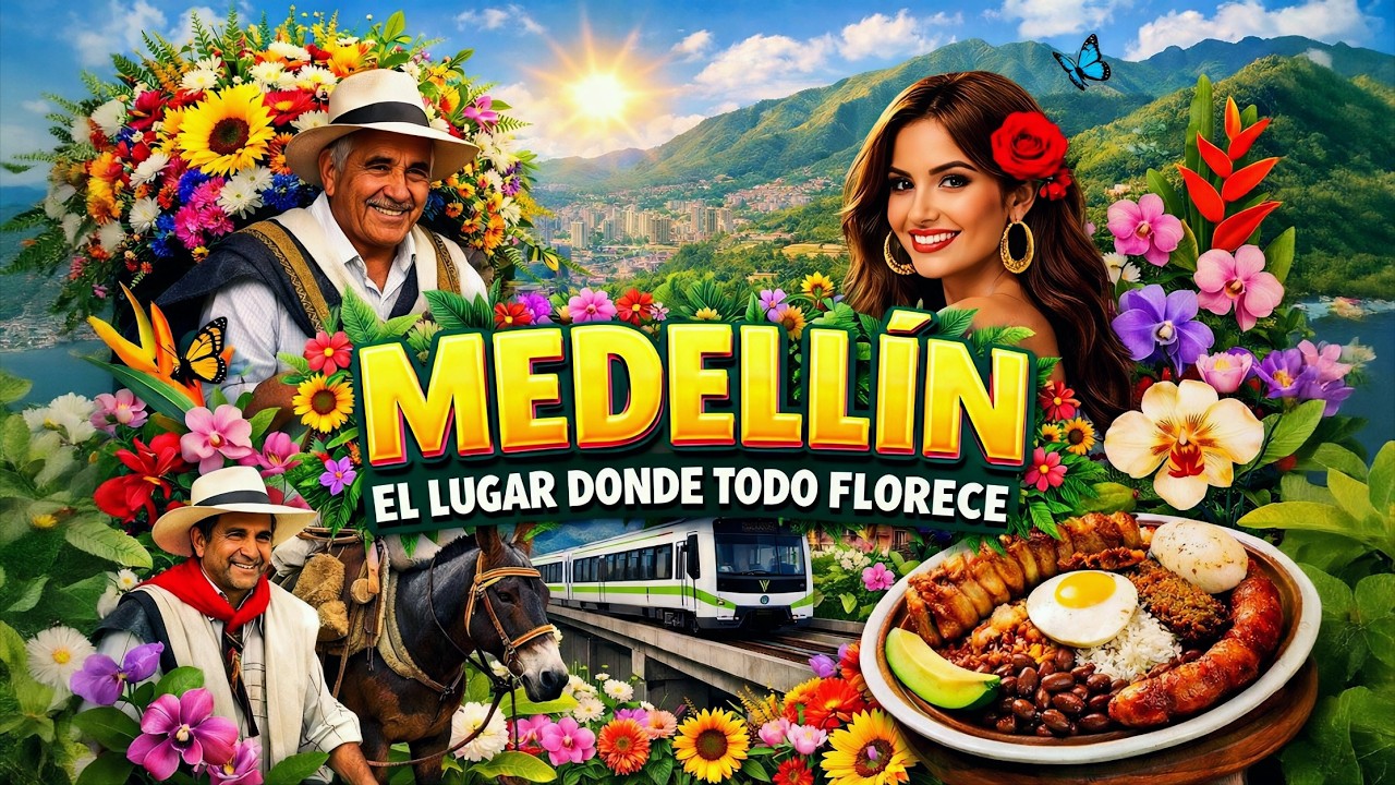 Historia de Medellín | El lugar donde todo florece! 🌸🚋🌄