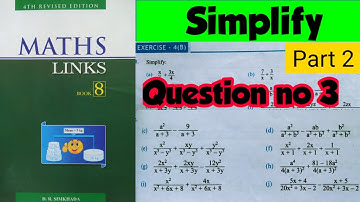 Simplifying Rational Expressions | Addition and Subtraction of Rational Expressions | Simplify