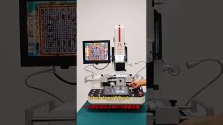 Step-by-step process for operating a BGA rework station DH-G600 to repair motherboards🧐