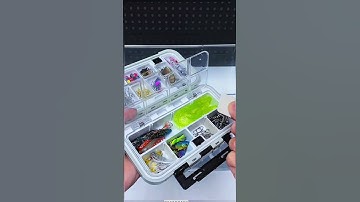 Hộp lưu trữ mồi phụ kiện đồ câu lure #anhthufishing #xuhuong #cauca #fishing