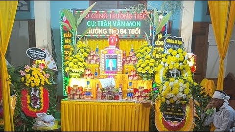 đêm thờ cụ trần văn mon tại xóm đầm điểm thụy thái nguyên cụ 84t , xin cầu chúc cụ siêu thoát