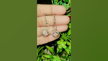 DIY Earring Korean Tutorial🩷✨| How to make easy Earring #handmade #creative #ytshorts #shorts #viral