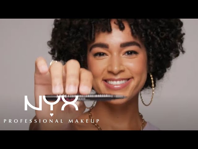 How To: Apply Lift & Snatch Brow Tint Pen | NYX Professional Makeup class=