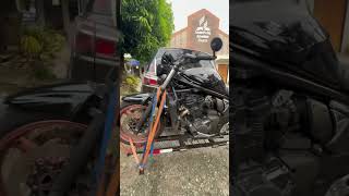 Suzuki gsf 650 cold start #fypshorts #motorcycle #inlinefour #suzuki