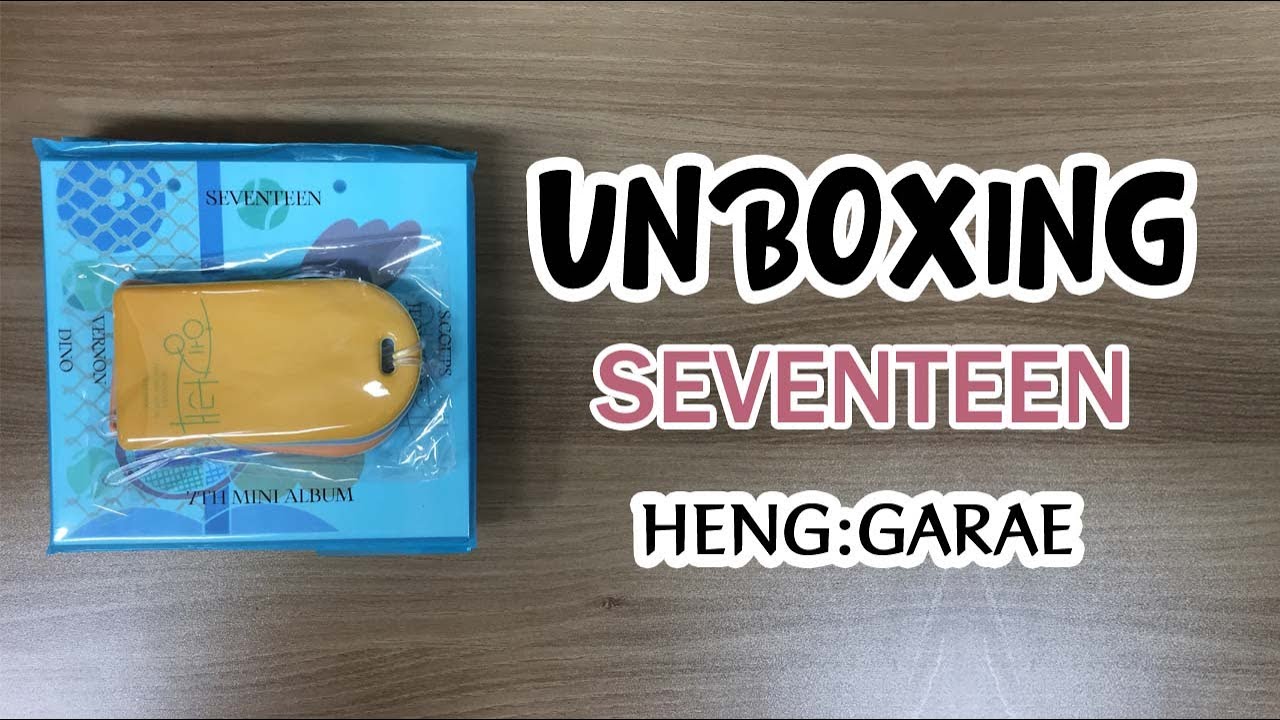 Seventeen 7Th Mini Album HENG:GARAE Full ver. Unboxing - YouTube