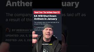 Anthem Servers Closing In January But It Deserved A Comeback