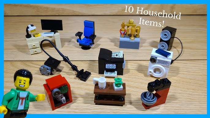 How to build 10 Lego Pieces of Furniture! - YouTube