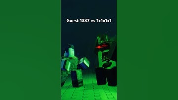 Guest 1337 vs 1x1x1x1 Roblox Forsaken animation meme #forsaken #roblox #robloxshorts